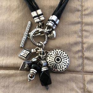 Retired Brighton TUNIS toggle charm necklace
